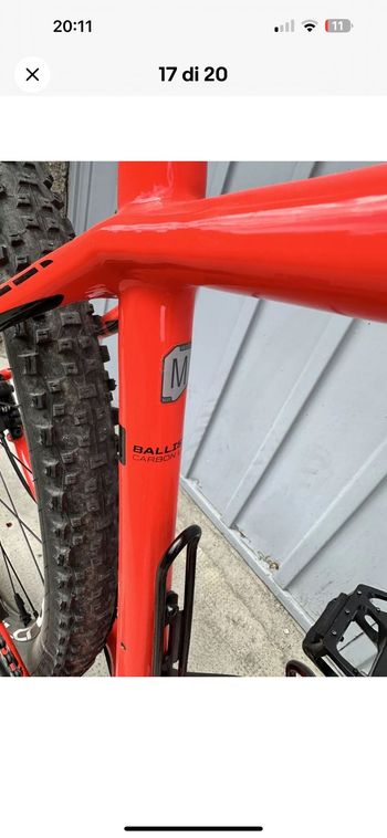 Cannondale F-Si Carbon 5 2018 2018 Mountainbike usato, Rosso — immagine 16 di 18