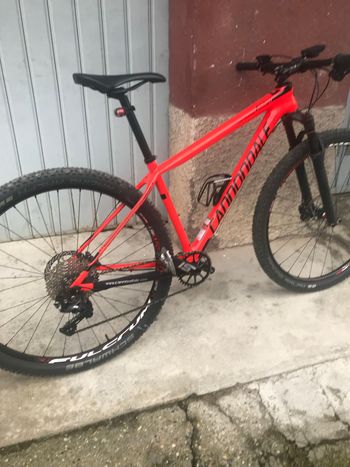 Cannondale F-Si Carbon 5 2018 2018 Mountainbike usato, Rosso — immagine 5 di 18