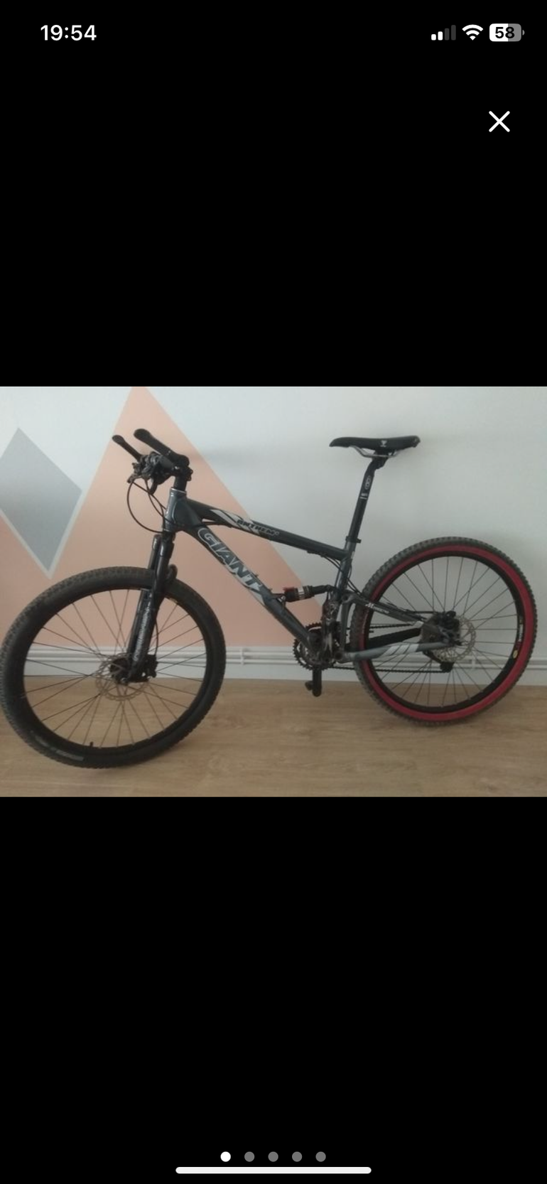 Gebrauchtes Giant Anthem 3 26’ 2008 Mountainbike, Hellgrau — Bild 4 von 5