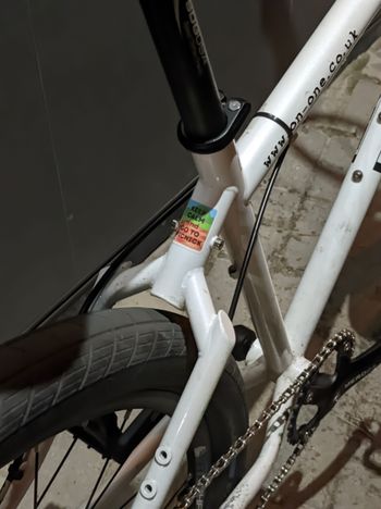 Used On-One Inbred 2015 Mountainbike, White — image 8 of 9