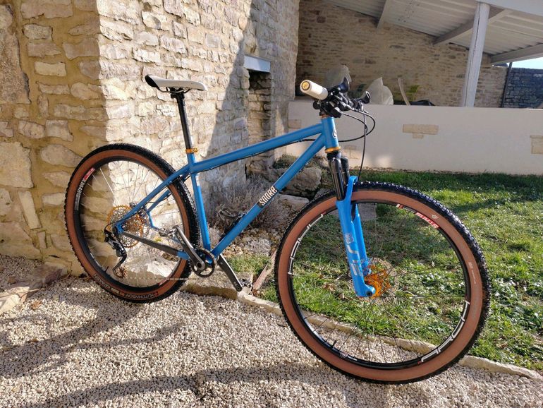 Used Sobre Dad 8 2018 Mountainbike, Blue — image 4 of 4