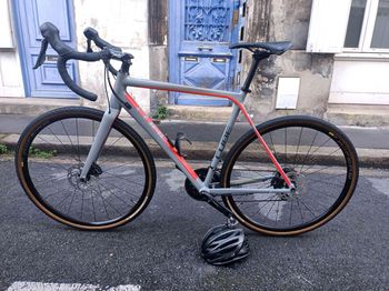 Used CUBE CROSS Race Pro 2017 2017 Road & Gravel, Light Gray — image 2 of 3