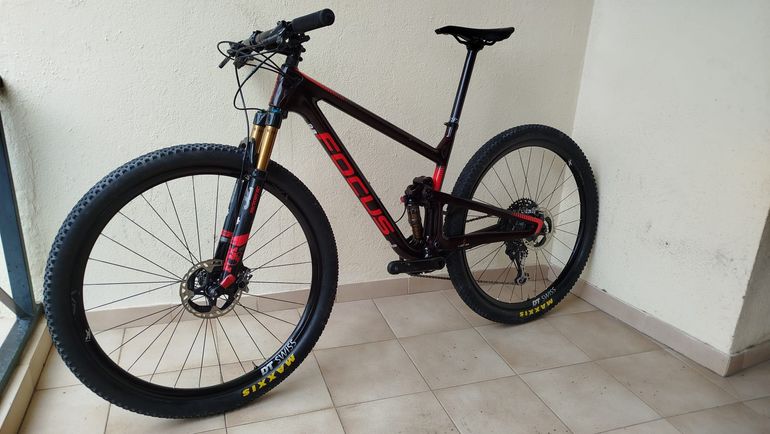 Used Focus O1E 9.9 2020 2020 Mountainbike, Red, 29 — image 2 of 5