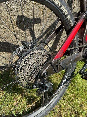 Used Ghost HYBRIDE ASX Essential 160 2021 2021 Mountainbike, Red, 29, 27.5 — image 3 of 7