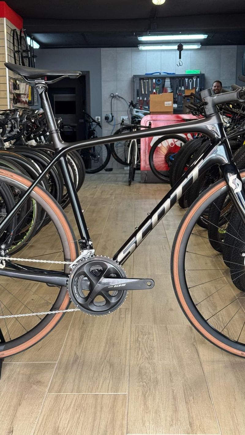 Gebrauchtes Scott Addict 20 disc 2019 2019 Road & Gravel, Schwarz — Bild 8 von 12