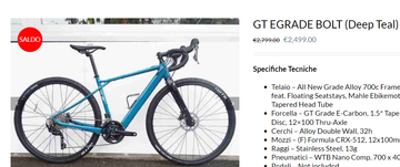 Tweedehands GT eGrade Bolt 2024 2024 Road & Gravel