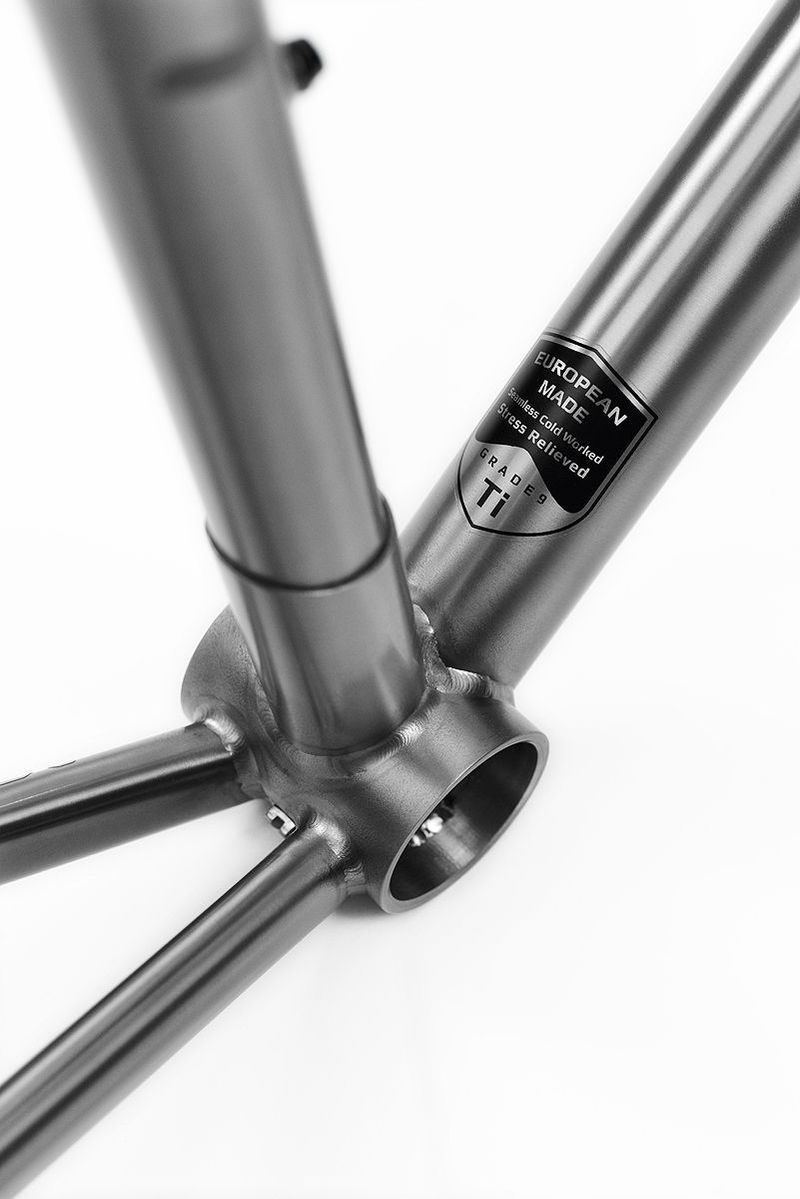 Used Wittson Custom Ti Cycles Suppresio Titanium Frameset 2025 Road & Gravel, Light Gray — image 15 of 16