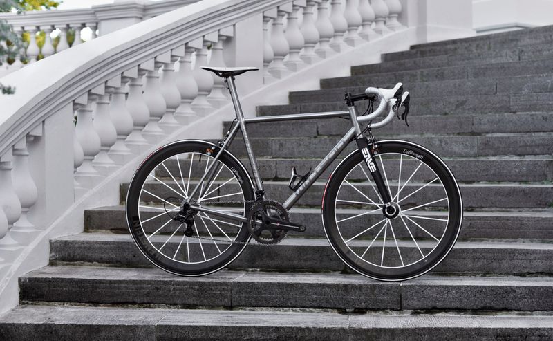 Used Wittson Custom Ti Cycles Suppresio Titanium Frameset 2025 Road & Gravel, Light Gray — image 1 of 16