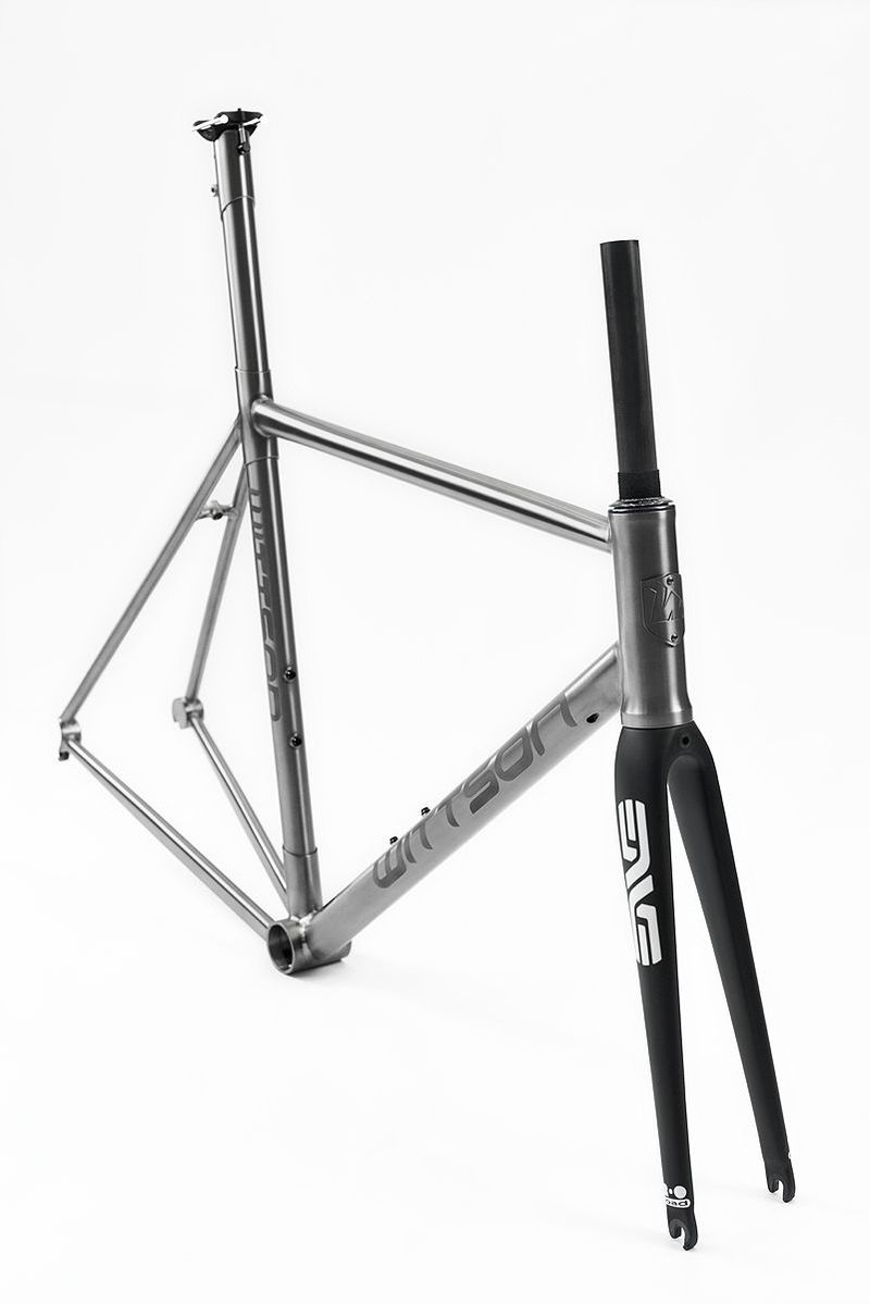 Used Wittson Custom Ti Cycles Suppresio Titanium Frameset 2025 Road & Gravel, Light Gray — image 3 of 16