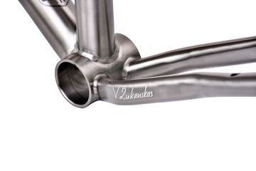Used Wittson Custom Ti Cycles Bestia Boost Titanium Frameset 2025 Mountainbike, Light Gray — image 11 of 12