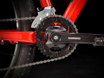 Used Trek Marlin Shimano Altus 2023 Mountainbike, Red — image 4 of 5
