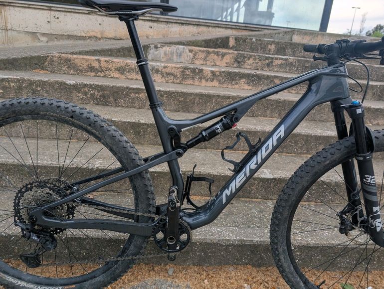 Merida NINETY-SIX RC XT 2023 2023 Mountainbike usato, Nero — immagine 14 di 15