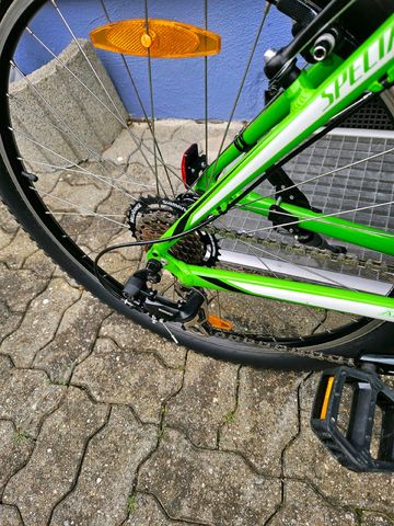 Used Specialized Hardrock 26 2014 2014 Mountainbike, Green, 26 — image 4 of 10