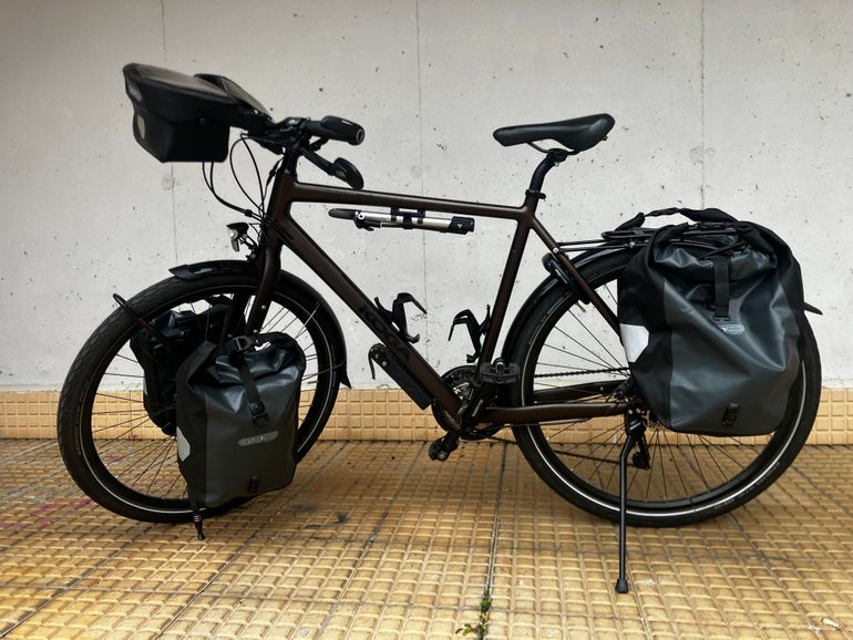 Used Koga WorldTraveller Shimano Deore XT 2022 Road & Gravel, Grigio chiaro — image 1 of 5