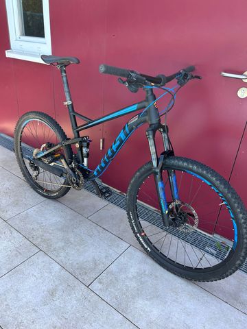 Used Ghost FS 2 Black Blue Orange 2017 MTB