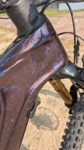 Giant Trance X Advanced, E+ Elite 0 2023 2023 Mountainbike usato, Viola — immagine 10 di 13