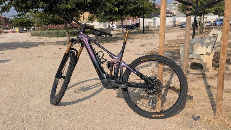 Giant Trance X Advanced, E+ Elite 0 2023 2023 Mountainbike usato, Viola — immagine 7 di 13