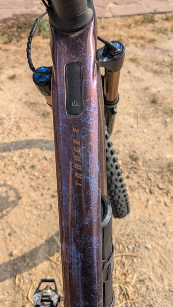 Giant Trance X Advanced, E+ Elite 0 2023 2023 Mountainbike usato, Viola — immagine 11 di 13