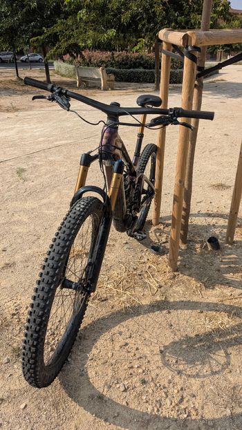 Giant Trance X Advanced, E+ Elite 0 2023 2023 Mountainbike usato, Viola — immagine 8 di 13