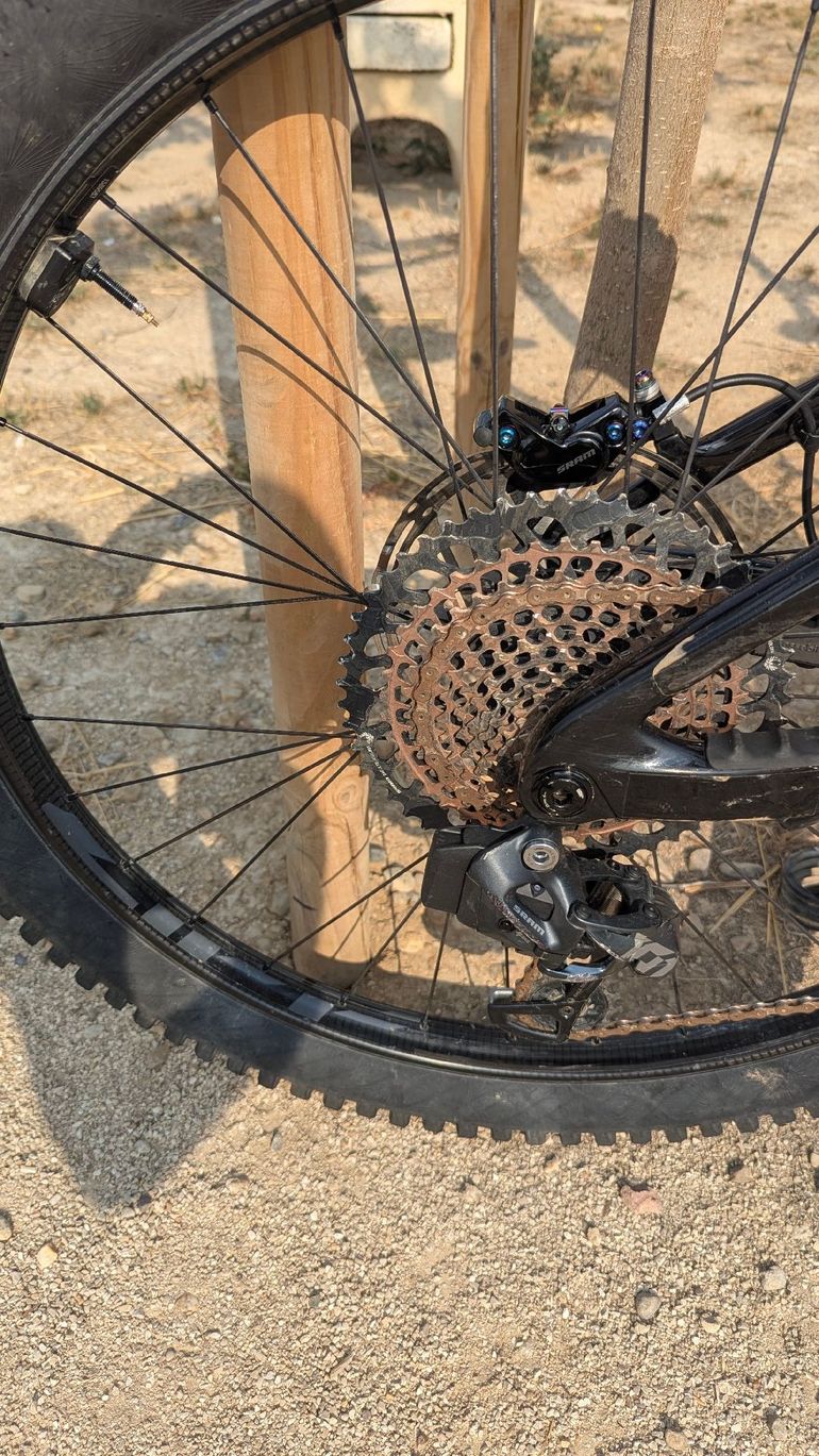 Giant Trance X Advanced, E+ Elite 0 2023 2023 Mountainbike usato, Viola — immagine 9 di 13