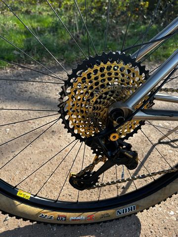 Brugt Lynskey Titanium M290 “Gold Edition” 2014 Mountainbike — billede 3 af 12