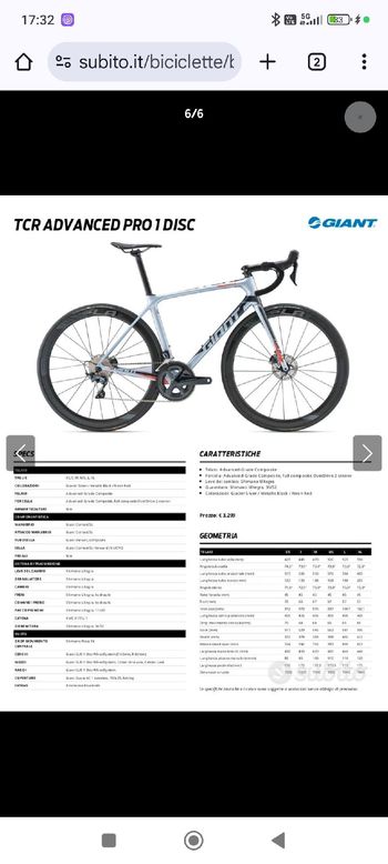 Brugt Giant TCR Advanced 1 Disc 2020 2020 Road & Gravel — billede 6 af 6