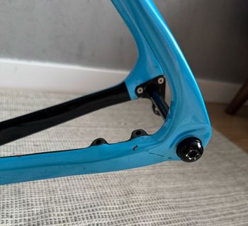 Used De Rosa Idol carbon disc frameset Frameset 2023 Road & Gravel, Blue — image 8 of 16