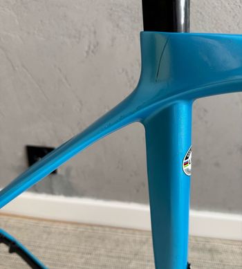 Used De Rosa Idol carbon disc frameset Frameset 2023 Road & Gravel, Blue — image 12 of 16