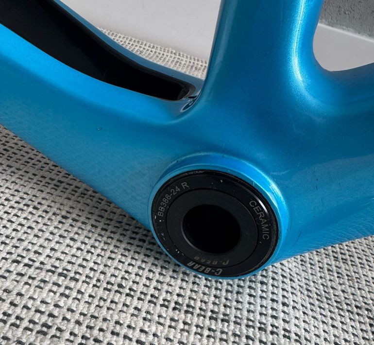 Used De Rosa Idol carbon disc frameset Frameset 2023 Road & Gravel, Blue — image 9 of 16