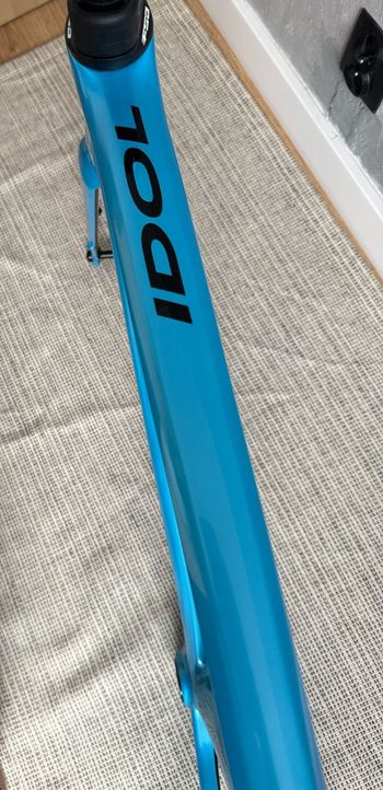 Used De Rosa Idol carbon disc frameset Frameset 2023 Road & Gravel, Blue — image 3 of 16