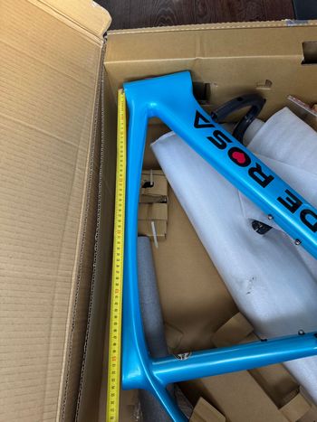 Used De Rosa Idol carbon disc frameset Frameset 2023 Road & Gravel, Blue — image 16 of 16
