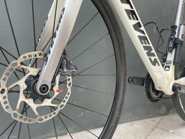 Used Stevens Izoard Pro Disc 2022 2022 Road & Gravel, White — image 15 of 16