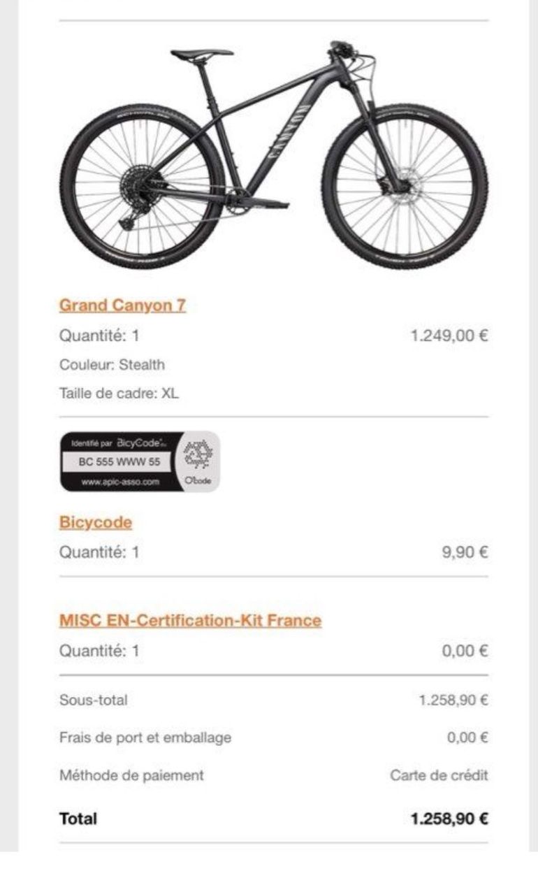 Used Canyon Grand Canyon 7 2022 2022 Mountainbike, Black, 27.5, 29 — image 4 of 5