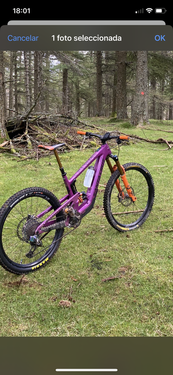 Gebrauchtes Santa Cruz HECKLER SL SRAM X01 Eagle AXS 2024 Mountainbike, Violett, Verschieden — Bild 17 von 17