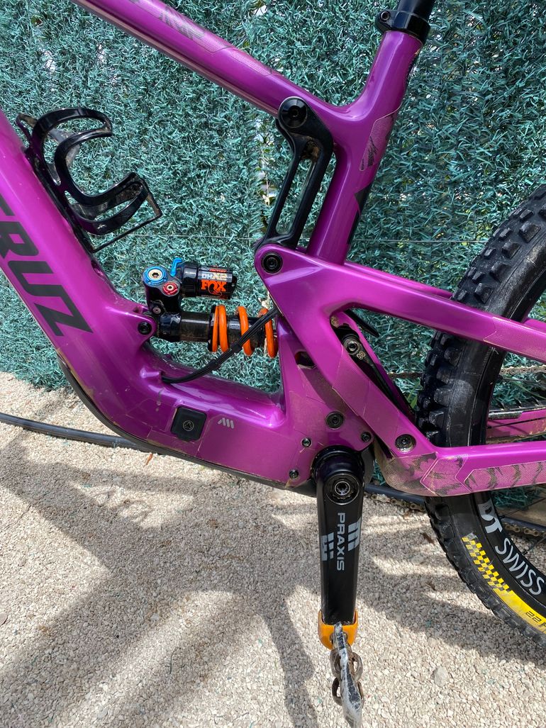 Gebrauchtes Santa Cruz HECKLER SL SRAM X01 Eagle AXS 2024 Mountainbike, Violett, Verschieden — Bild 14 von 17