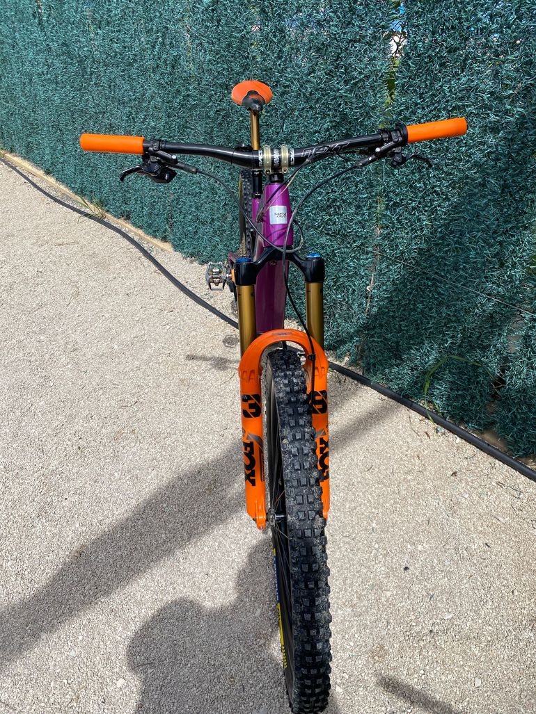 Gebrauchtes Santa Cruz HECKLER SL SRAM X01 Eagle AXS 2024 Mountainbike, Violett, Verschieden — Bild 16 von 17