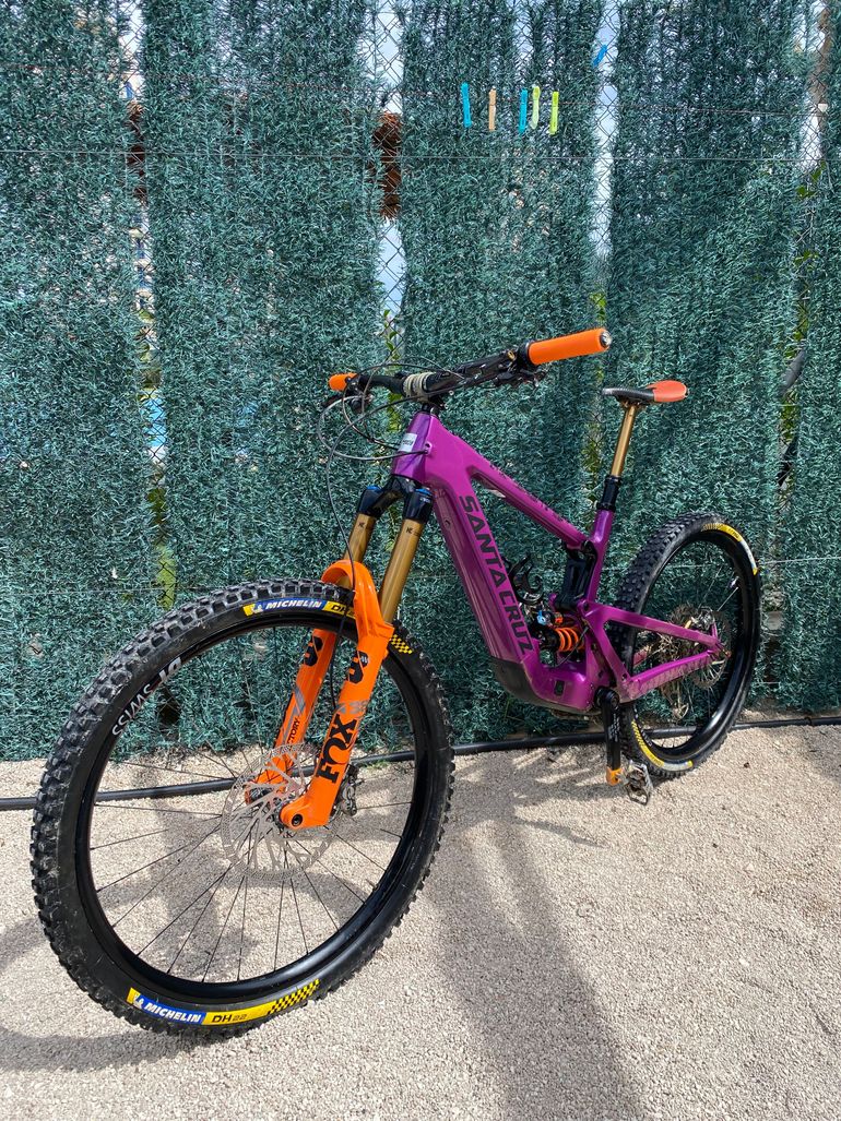 Gebrauchtes Santa Cruz HECKLER SL SRAM X01 Eagle AXS 2024 Mountainbike, Violett, Verschieden — Bild 12 von 17