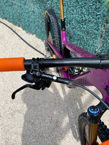 Used Santa Cruz HECKLER SL SRAM X01 Eagle AXS 2024 Mountainbike, Purple, Mixed — image 9 of 17