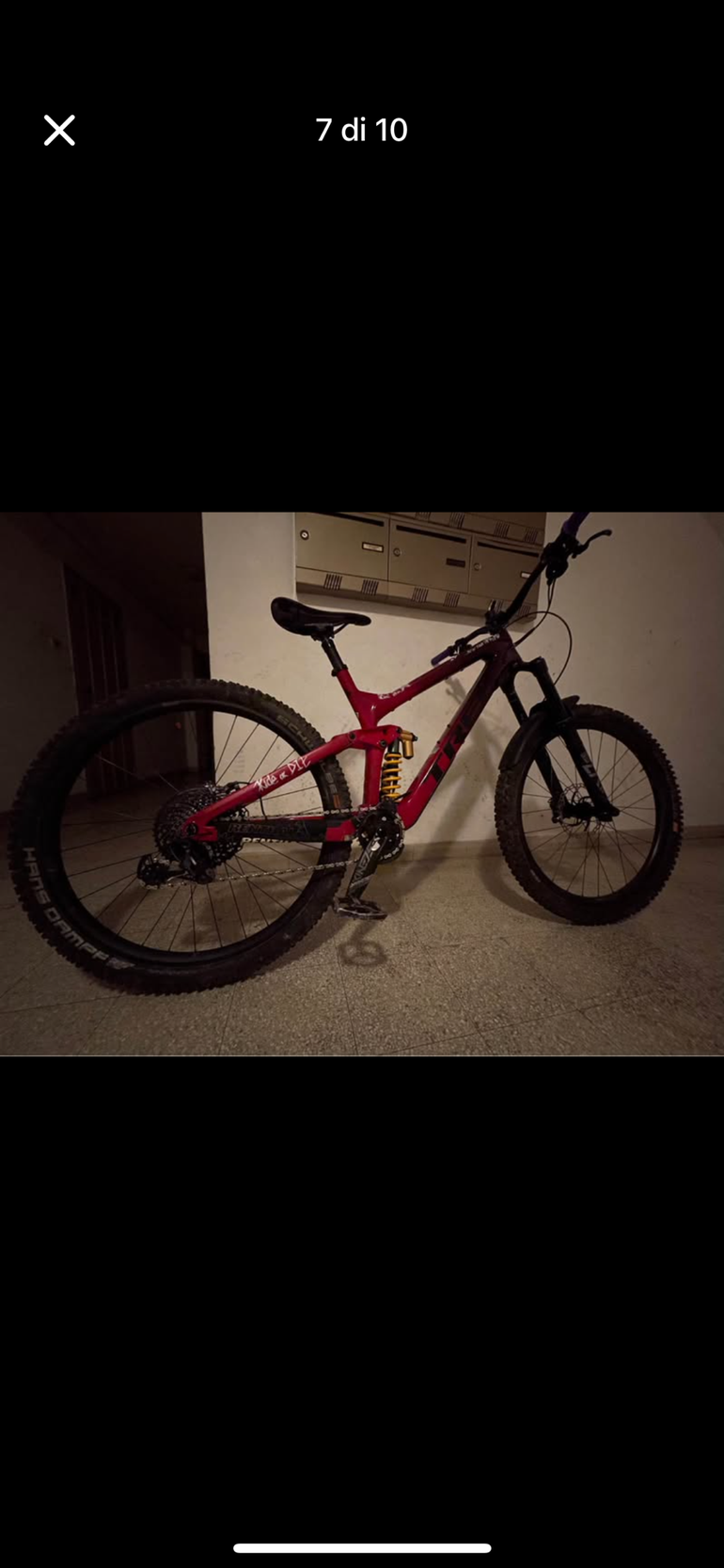 Used Trek Slash 9.8 2020 2020 Mountainbike, Rot, 29 — image 8 of 9