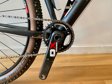 Used Cannondale F29 Carbon 2015 Mountainbike, Light Gray — image 5 of 7