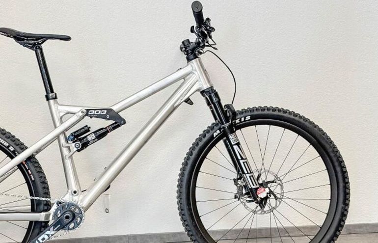 Used Liteville 303 MK1 Race 2025 Mountainbike, Light Gray — image 2 of 9