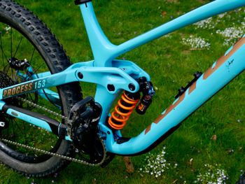 Used Kona Process 153 CR/DL 27.5 2018 2018 Mountainbike, Blue, 27.5 — image 6 of 8