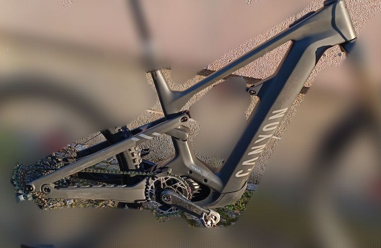 Canyon Strive:ON CFR Underdog 2023 Frameset 2023 Mountainbike usato, Nero — immagine 6 di 7