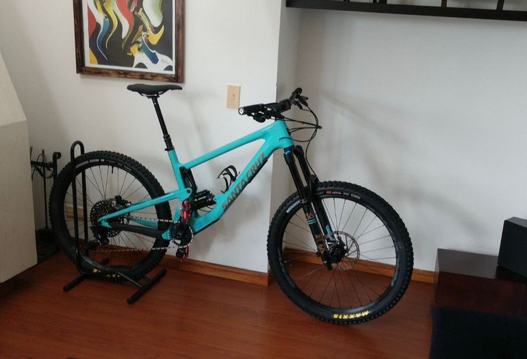 Turquoise Sta Cruz Bronson Santa Cruz Bronson C Large Mountain Bike