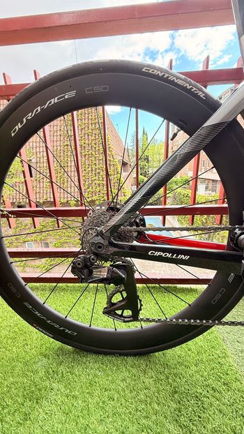 Used Cipollini Ad.One Shimano Dura Ace Di2 2024 Road & Gravel, Light Gray — image 3 of 13