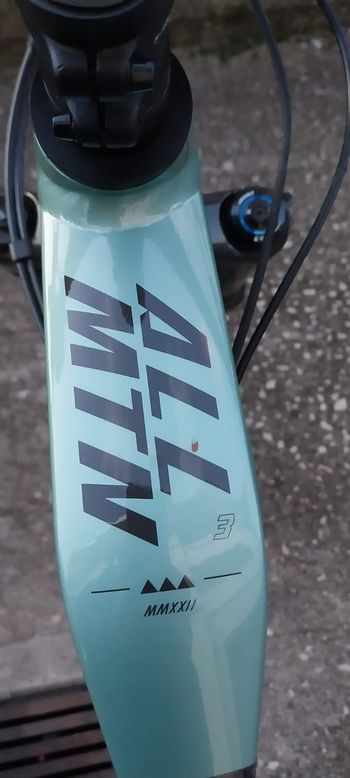 Used Haibike AllMtn 3 2022 2022 Mountainbike, Blue, 29 — image 3 of 7