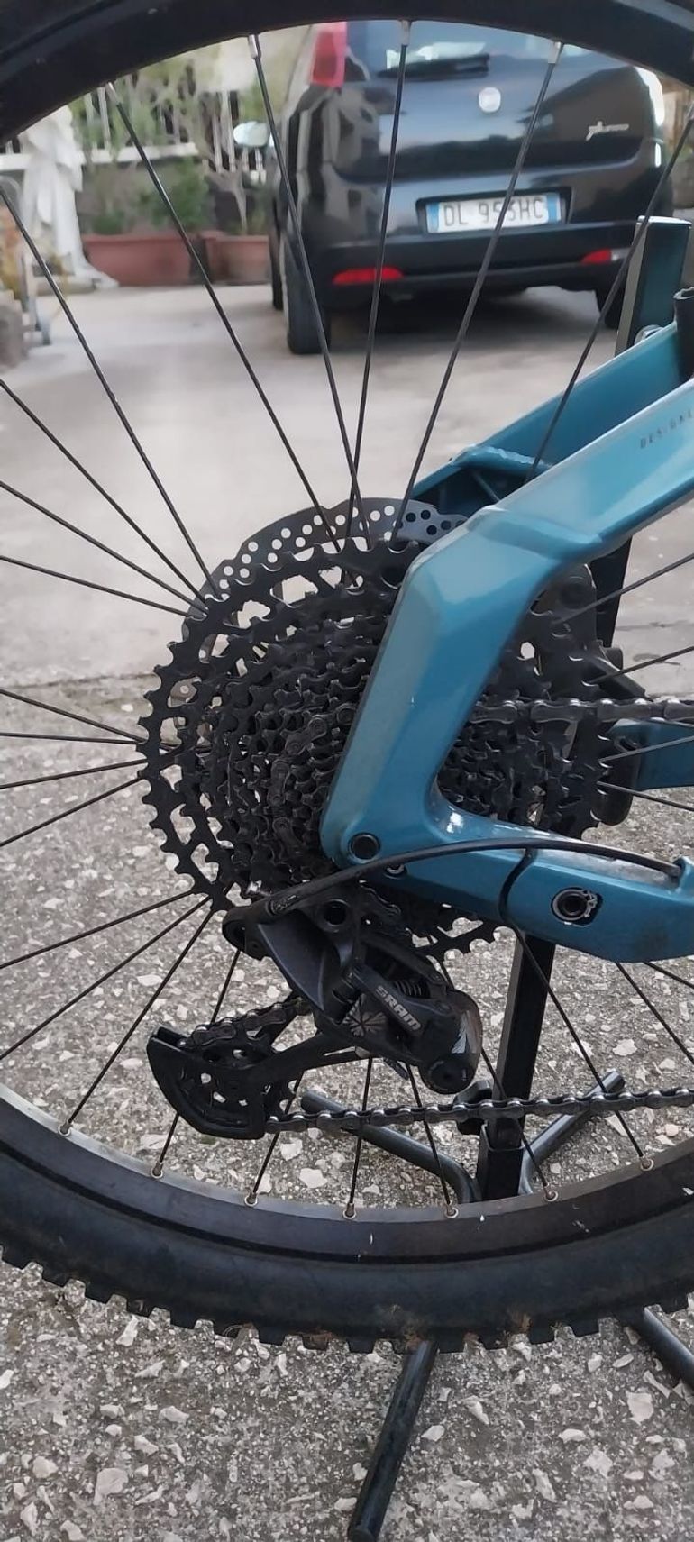 Used Haibike AllMtn 3 2022 2022 Mountainbike, Blue, 29 — image 5 of 7