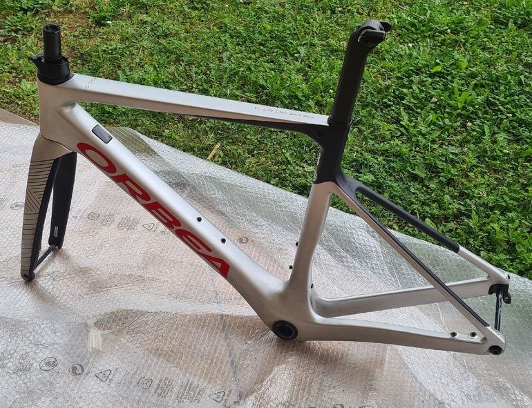 Used Orbea ORCA M30iLTD PWR 2022 Frameset 2022 Road & Gravel, Light Gray — image 8 of 8