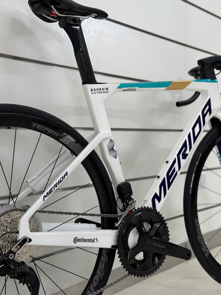 Used Merida Reacto 5000 Team Bahrain 2025 Road & Gravel, White — image 3 of 4