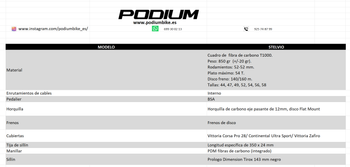 Used PODIUM Stelvio 2025 Road & Gravel, Black — image 5 of 5